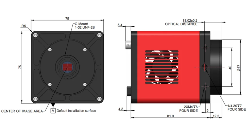 As Swir051acl Dimensions